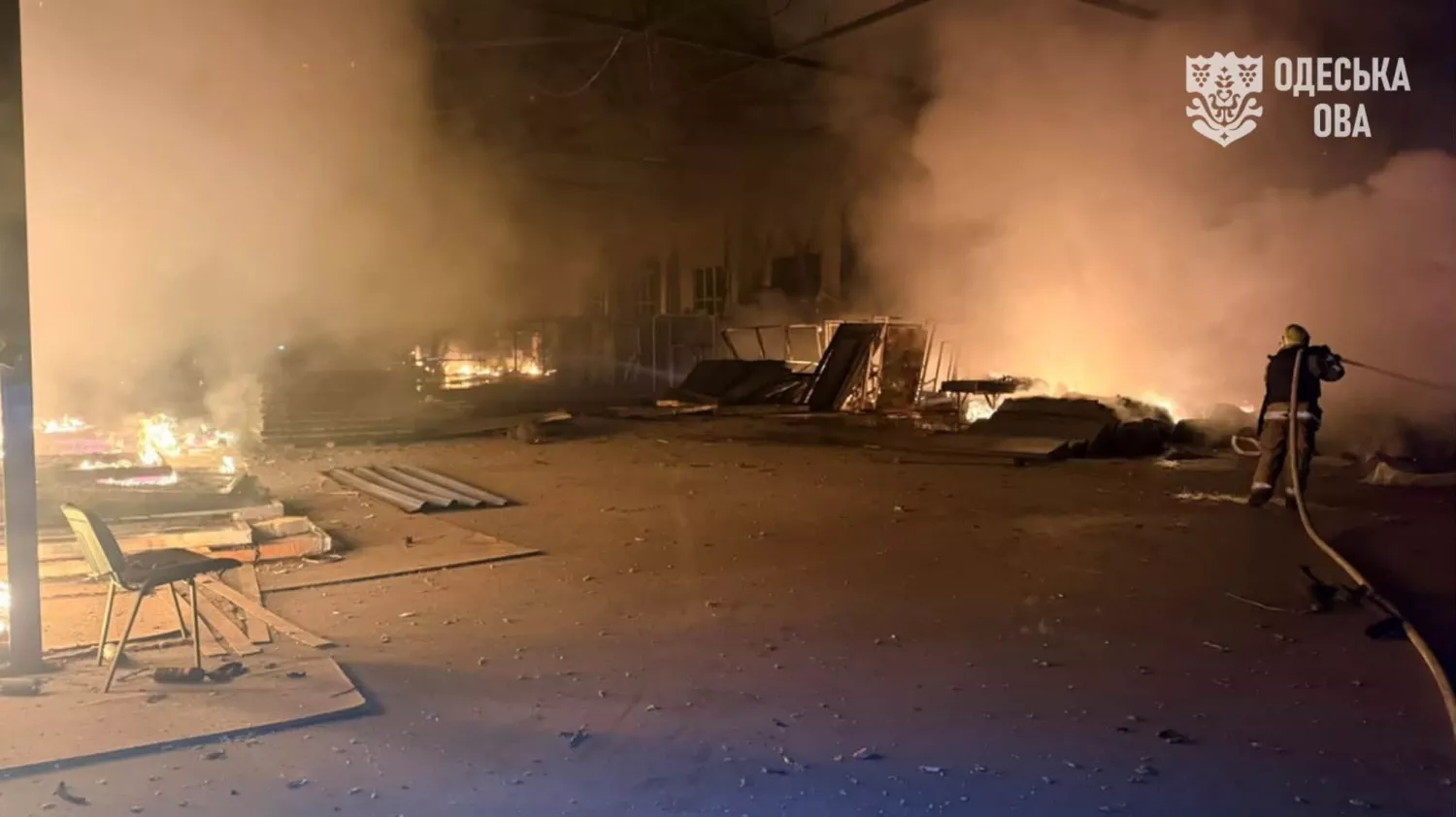 Атака на Одесу 6 жовтня. Фото: ОВА