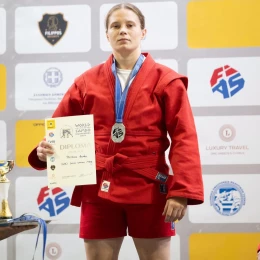 Миколаївська спортсменка стала срібною призеркою чемпіонату світу з самбо. Фото: Управління молоді та спорту Миколаївської ОВА