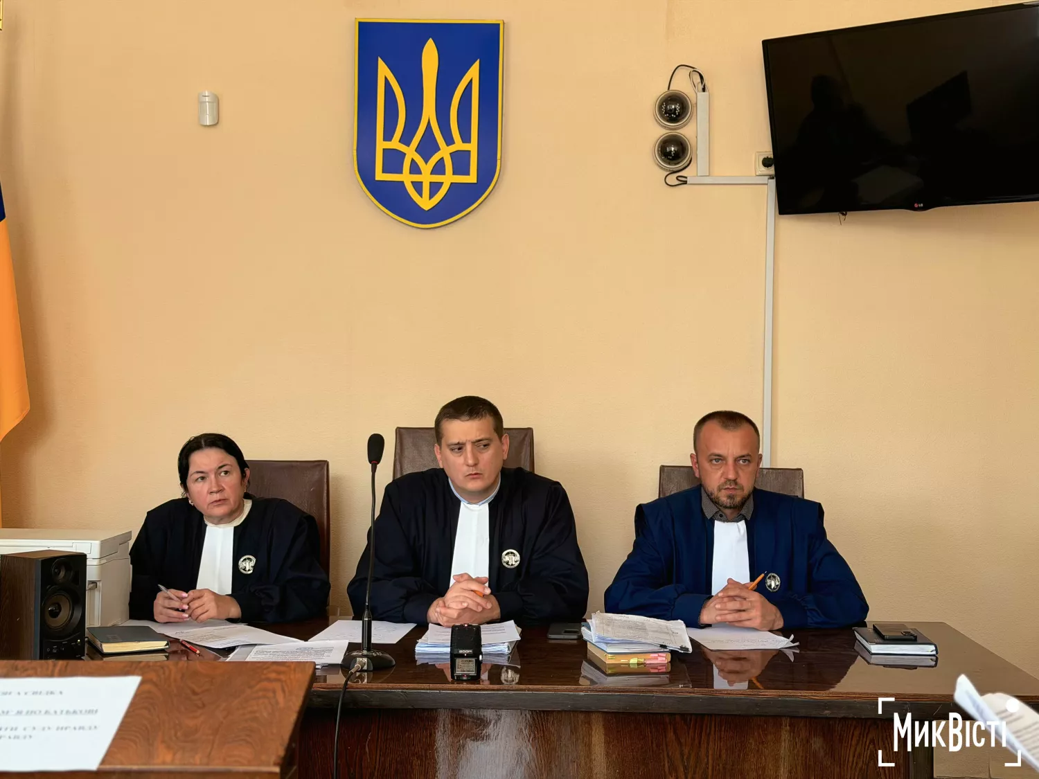 Колегія суддів у складі Сергія Сергієнка, Валерії Баранкевич і Василя Кічули. Фото: МикВісті