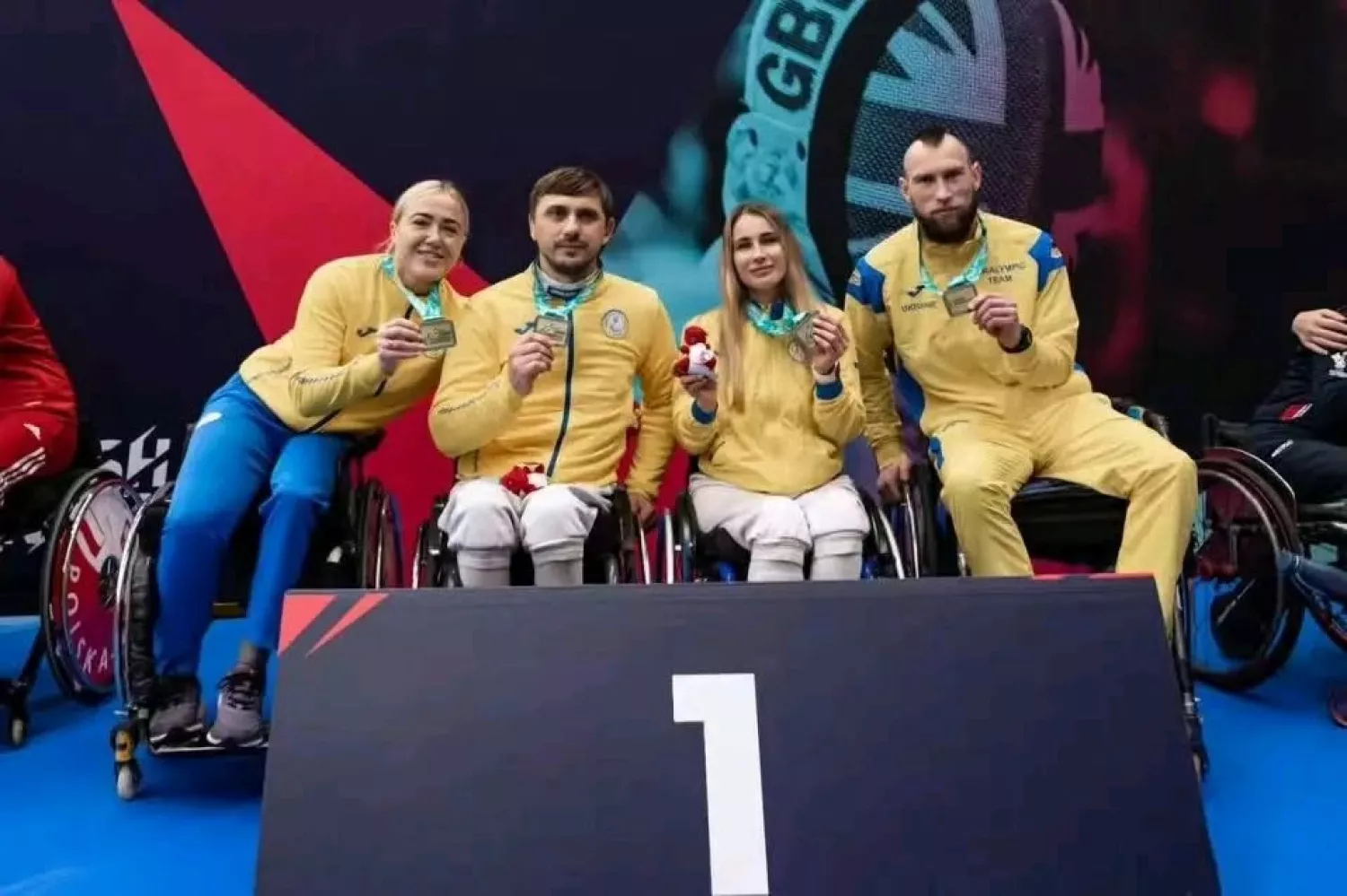 Миколаївські фехтувальники здобули золото чемпіонату Європи на візках. Фото: Миколаївський інваспорт