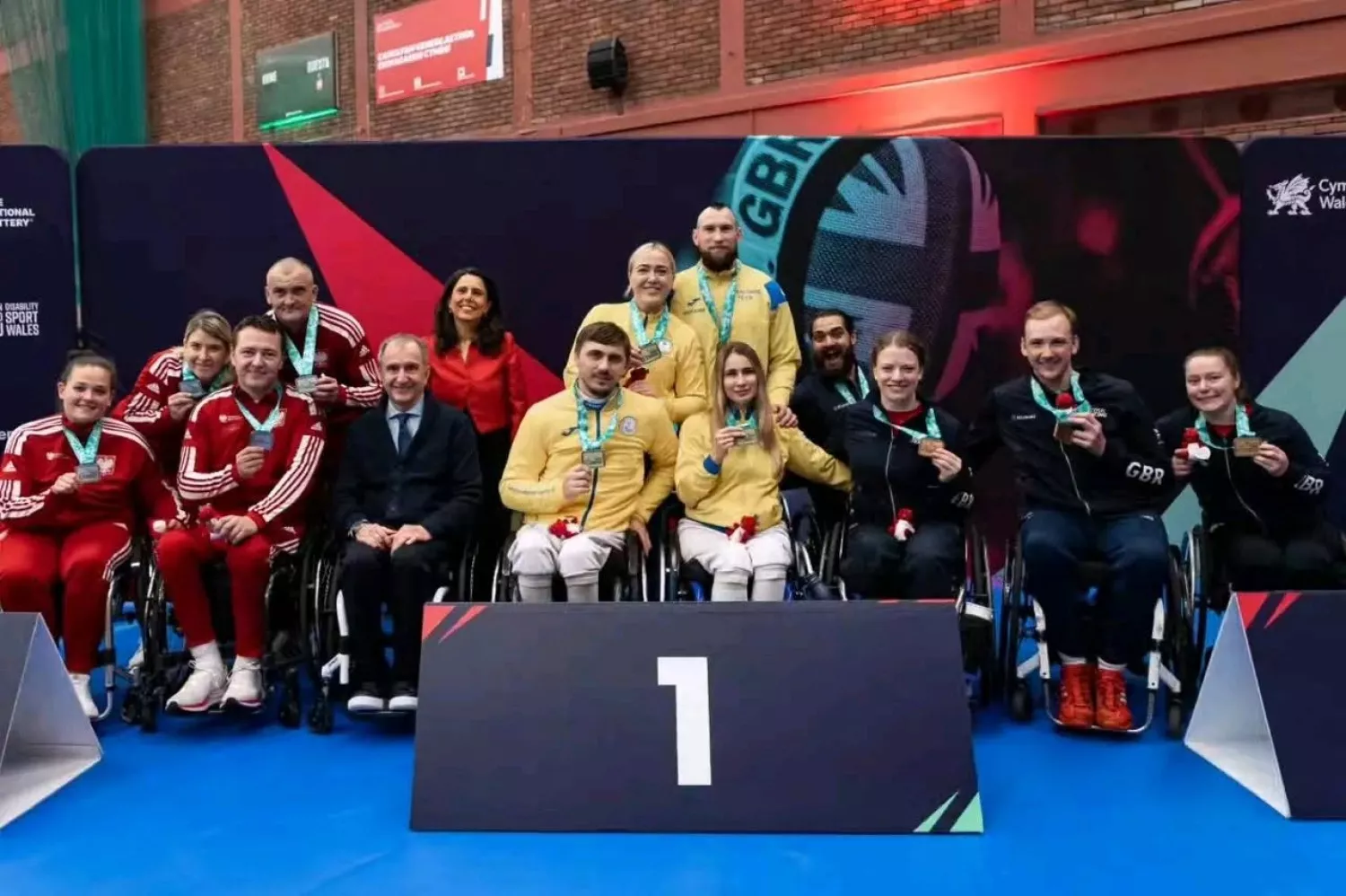 Миколаївські фехтувальники здобули золото чемпіонату Європи на візках. Фото: Миколаївський інваспорт