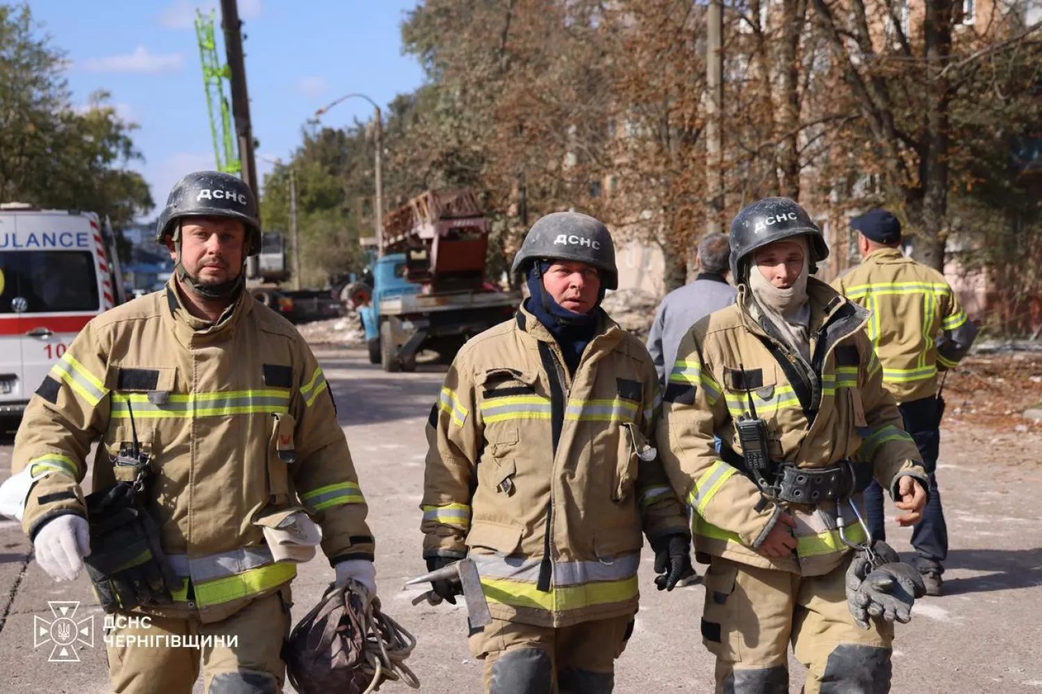 Будинок, зруйнований унаслідок російської атаки на Прилуки, 7 жовтня 2026 року. Фото: ДСНС