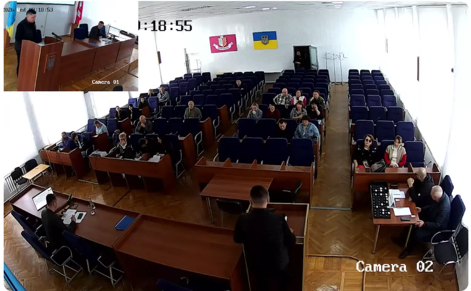 Вознесенська міськрада підтримала створення конкурсної комісії, яка обиратиме членів наглядової ради у лікарні. Скриншот з трансляції сесії