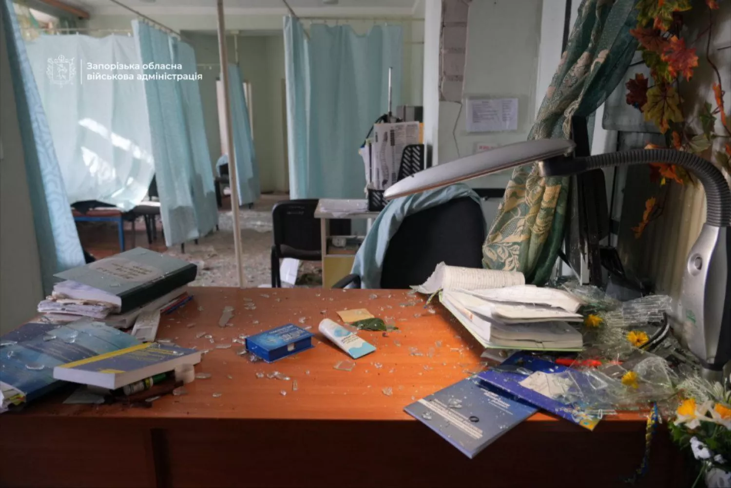 Росіяни завдали удар по пологовому будинку Запоріжжя. Фото: Іван Федоров