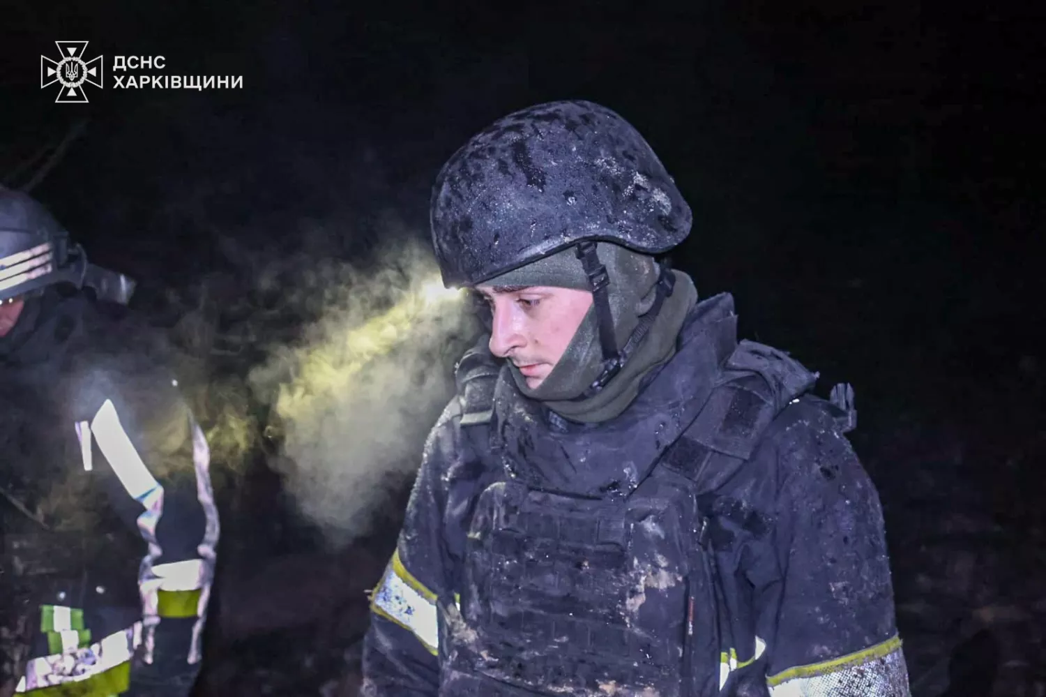 Наслідки російського обстрілу в Богодухові, що на Харківщині. Фото: ДСНС