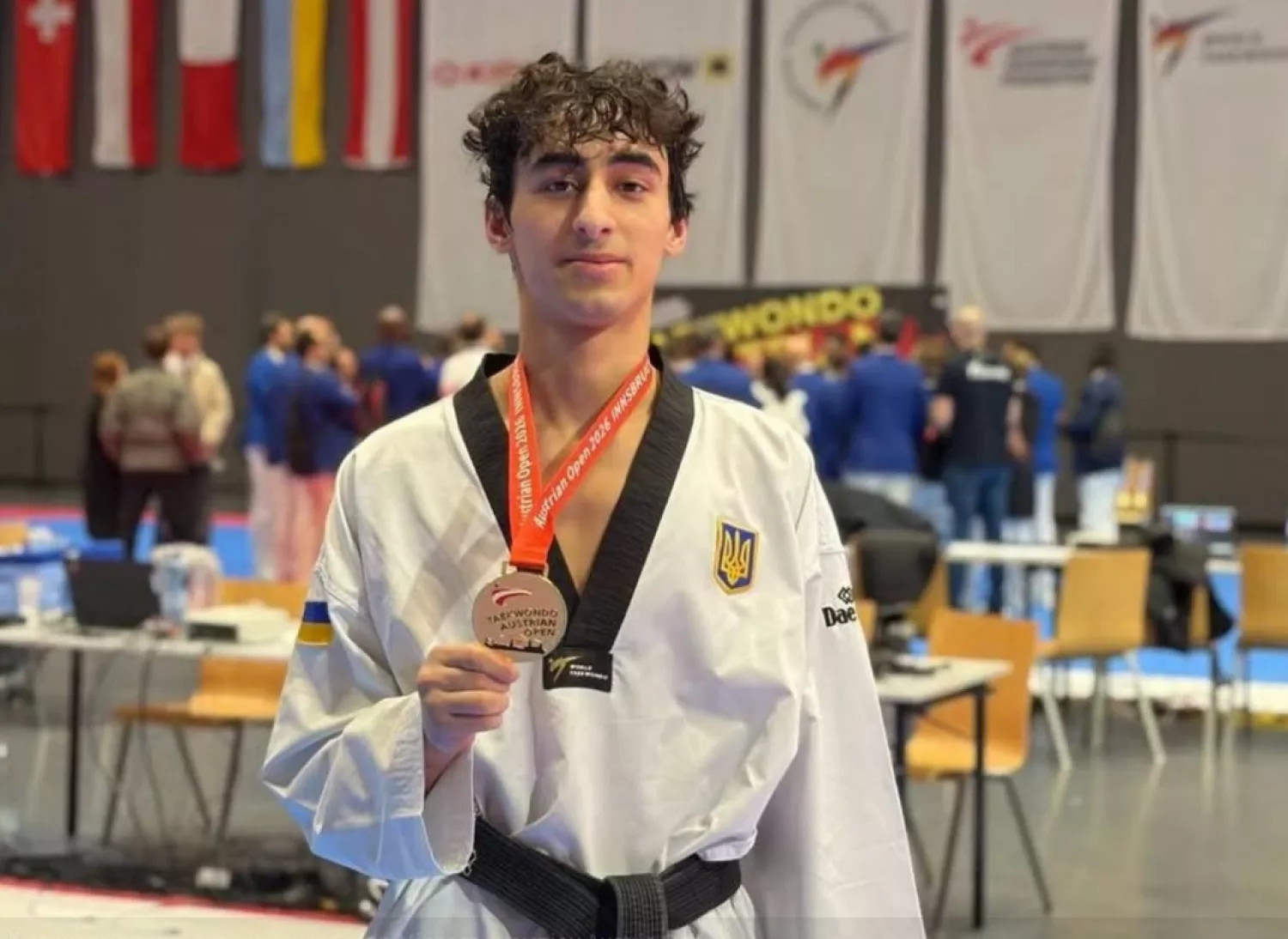 Тхеквондист з Миколаєва Мірзоєв став чемпіоном Austria Open. Фото: Миколаївська міська рада