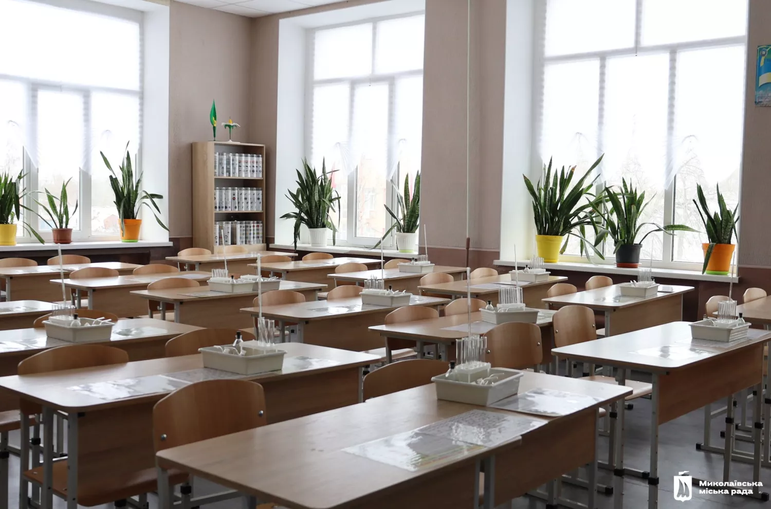 Клас миколаївського ліцею, який відремонтували за кошти Данії. Ілюстративне фото: Миколаївська міська рада