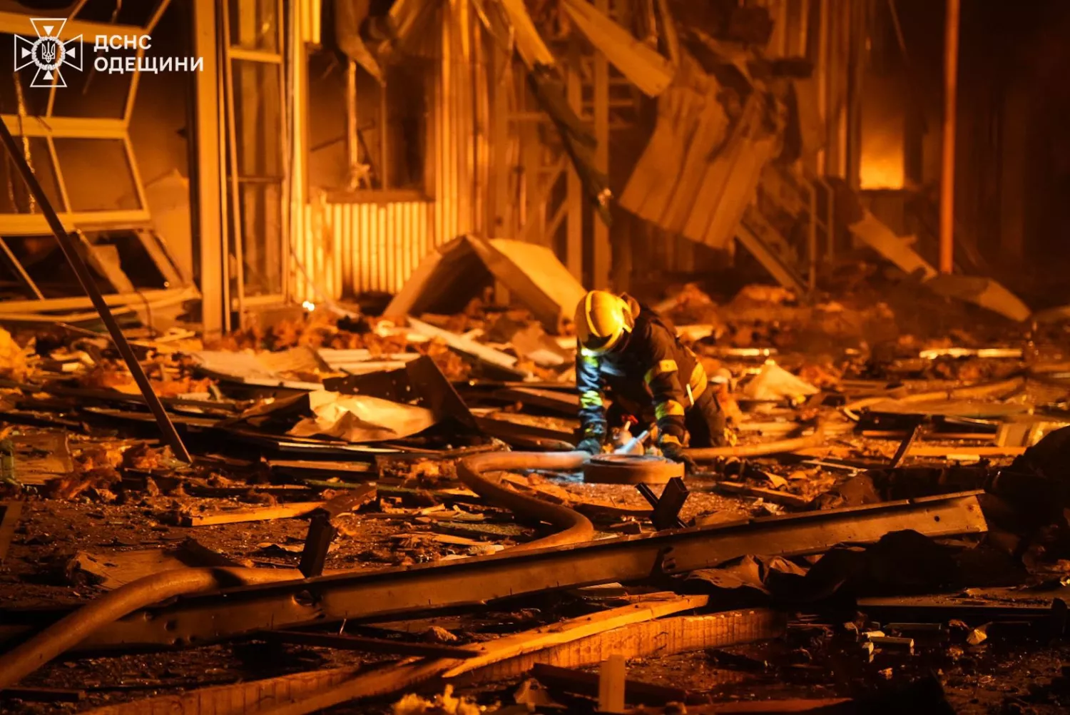 Наслідки обстрілу Одеси 12 лютого. Фото: ОВА