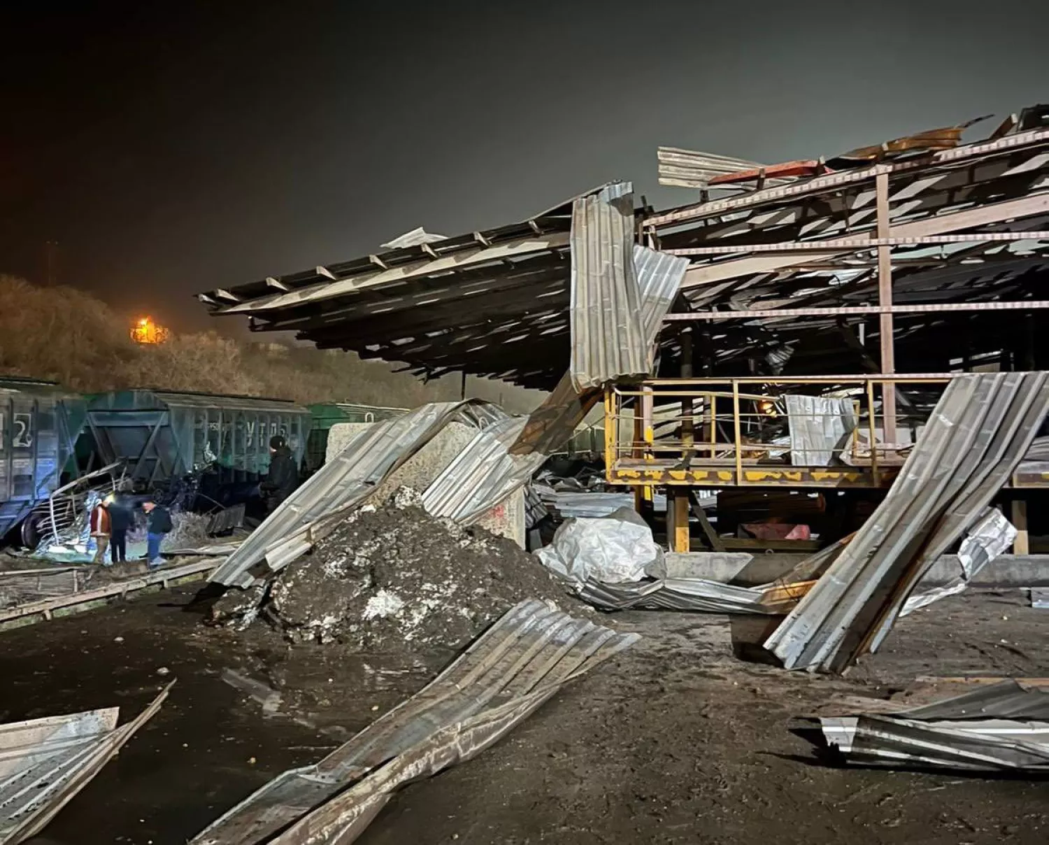 Наслідки обстрілу Одеси 12 лютого. Фото: ОВА