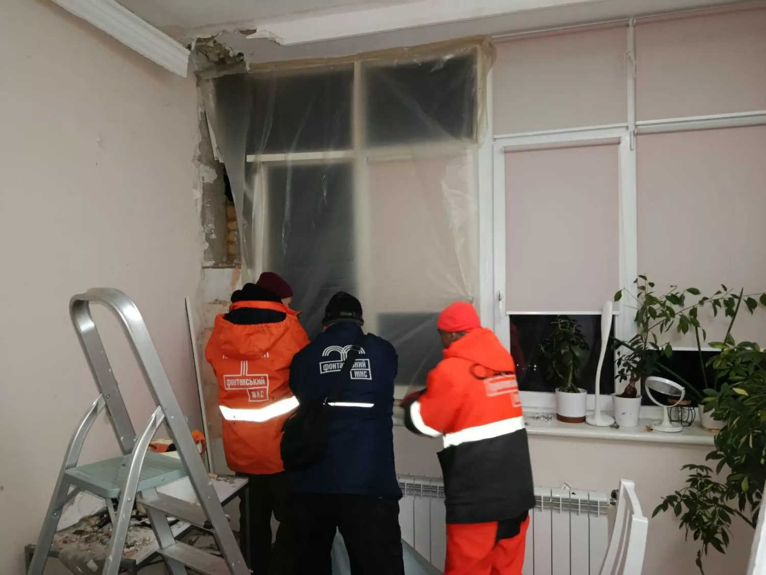 Наслідки обстрілу Одеси 12 лютого. Фото: МВА