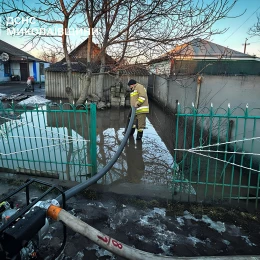 Через танення снігу та дощі на Миколаївщині підтопило майже 50 домоволодінь. Фото: ДСНС в Миколаївській області