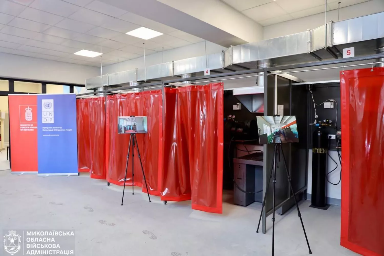 У трьох закладах профосвіти на Миколаївщині відкрили оновлені майстерні. Фото: ПРООН