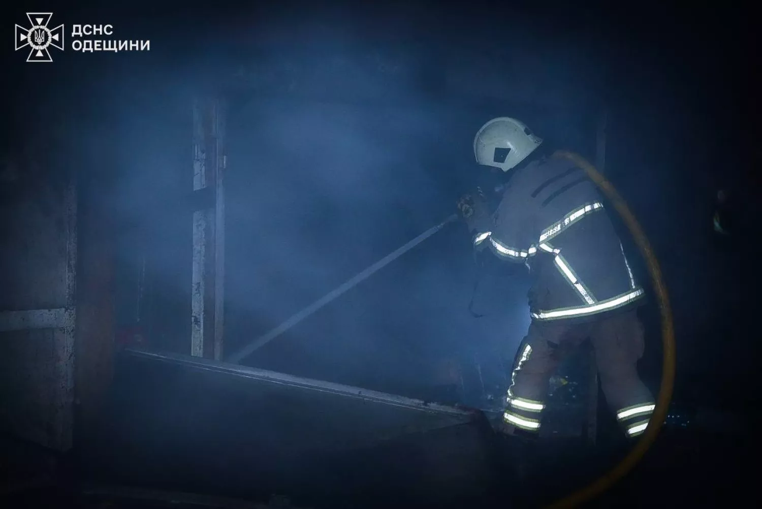 Обстріл Одеси 17 лютого. Фото: ДСНС