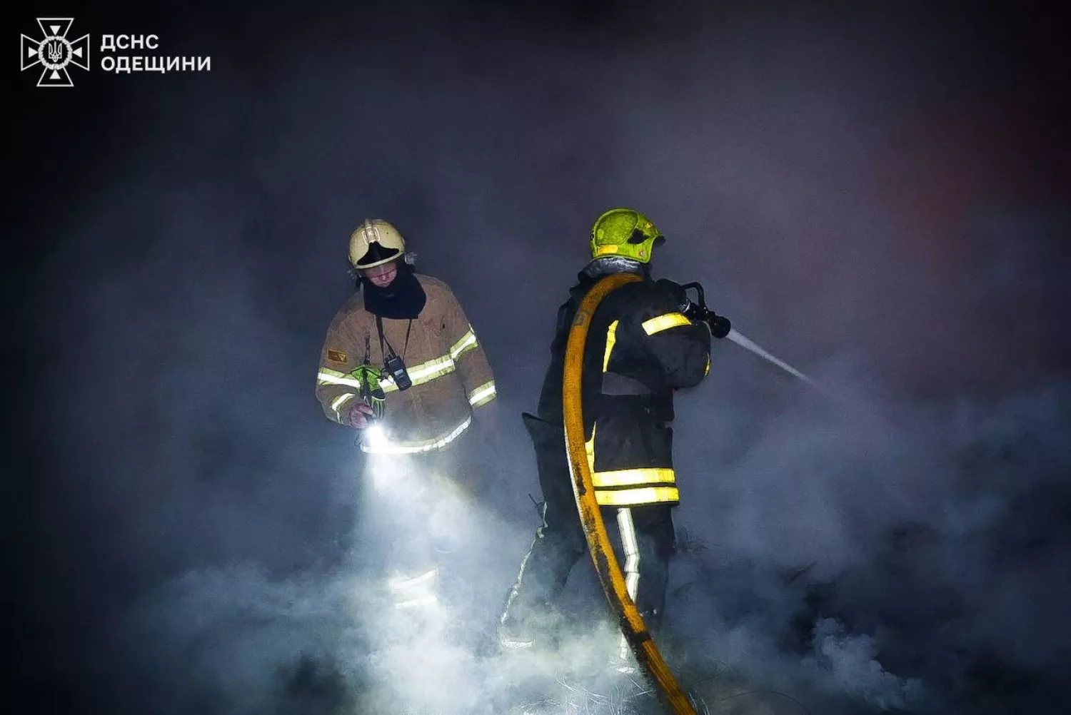 Обстріл Одеси 17 лютого. Фото: ДСНС
