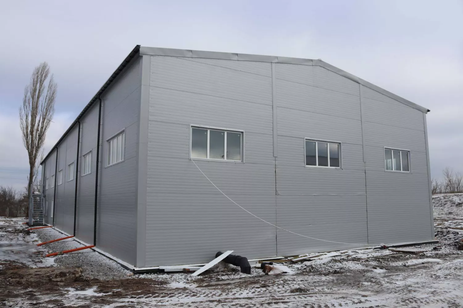 У Первомайську триває будівництво нової очисної води. Фото: Виконком Первомайської міської ради