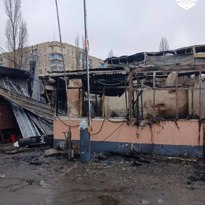 Наслідки нічної атаки по Одесі 17 лютого 2026 року. Фото: Одеська ОВА