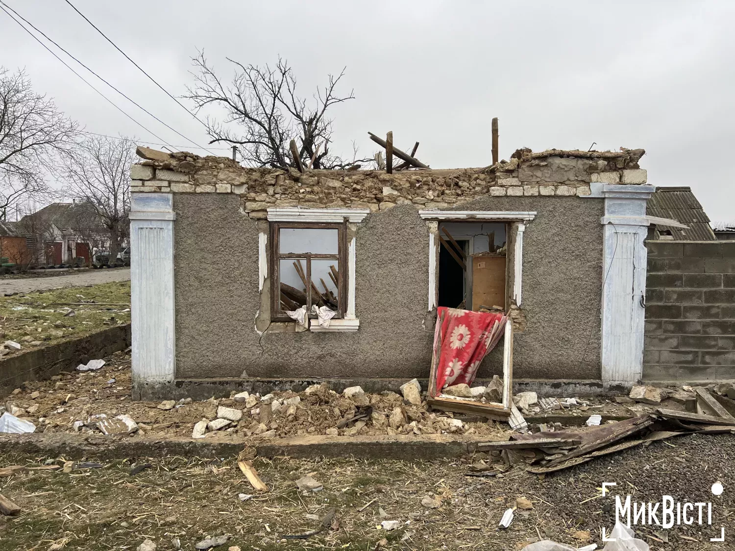 Обстріл Миколаєва 18 лютого. Фото: МикВісті