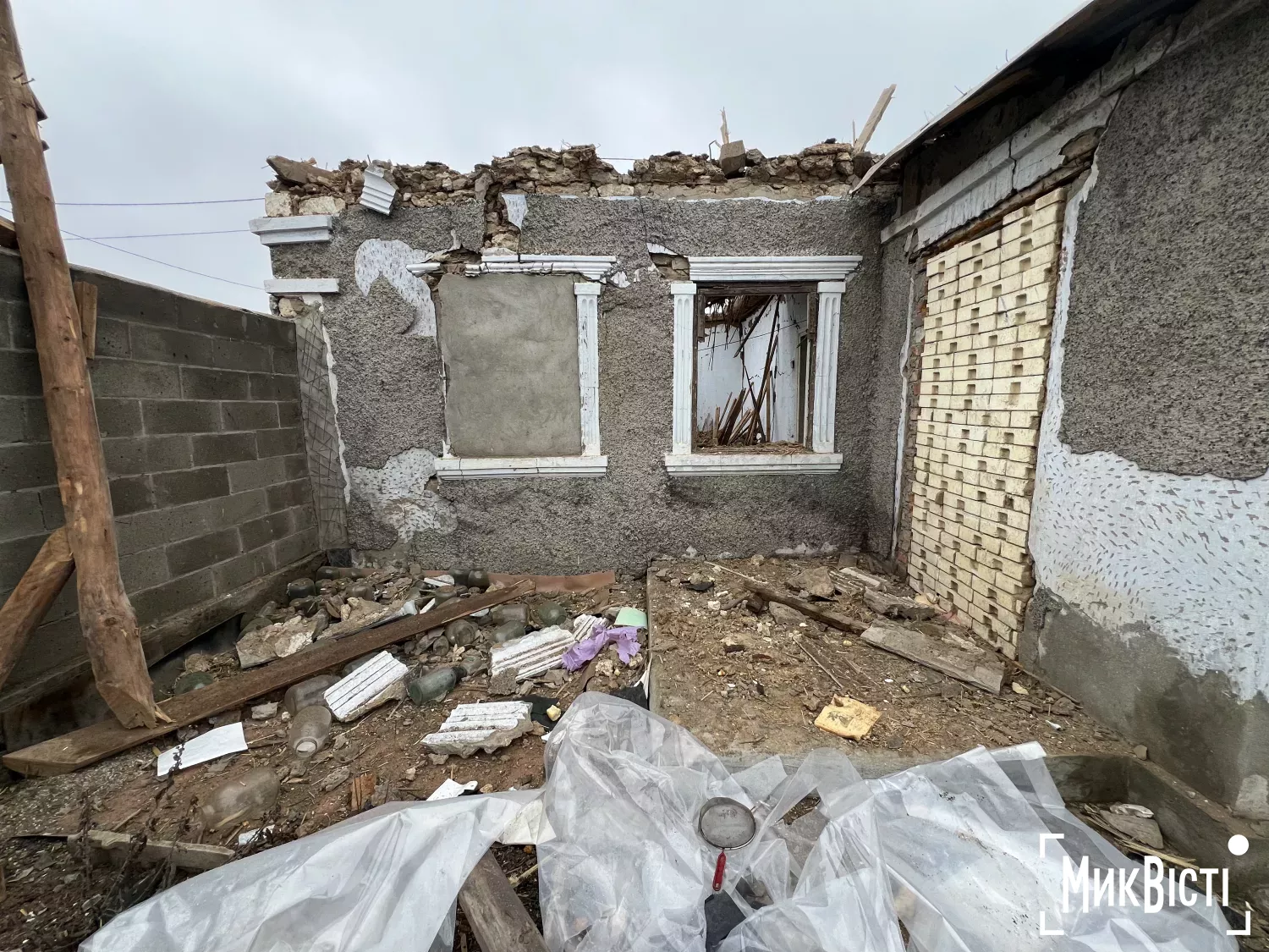 Обстріл Миколаєва 18 лютого. Фото: МикВісті