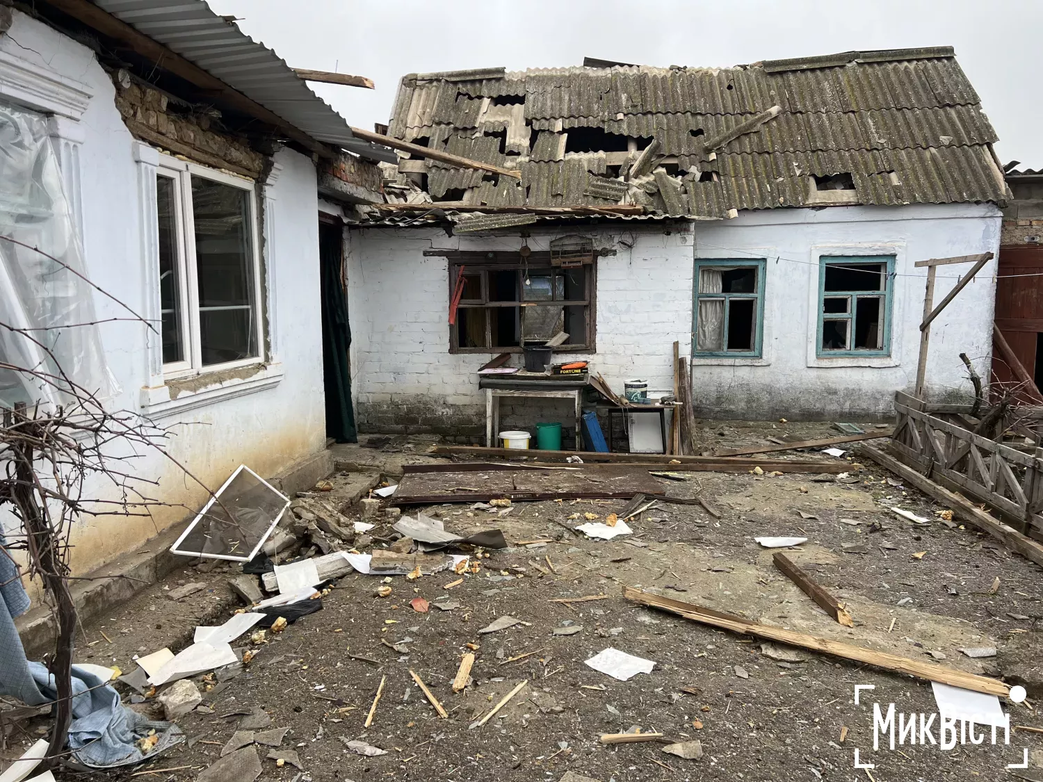 Обстріл Миколаєва 18 лютого. Фото: МикВісті