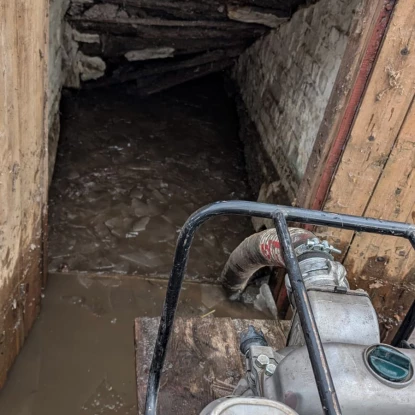 Ліквідація підтоплення на Миколаївщині. Фото: ДСНС Миколаївщини