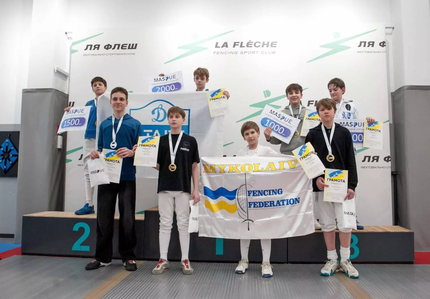 Фехтувальники з Миколаєва вибороли нагороди на всеукраїнських змаганнях. Фото: Миколаївська міскрада