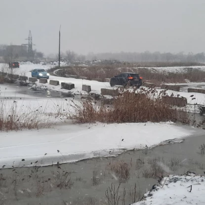 Біля Вознесенська перекрили рух на тимчасових переправах. Фото: Вознесенська міськрада