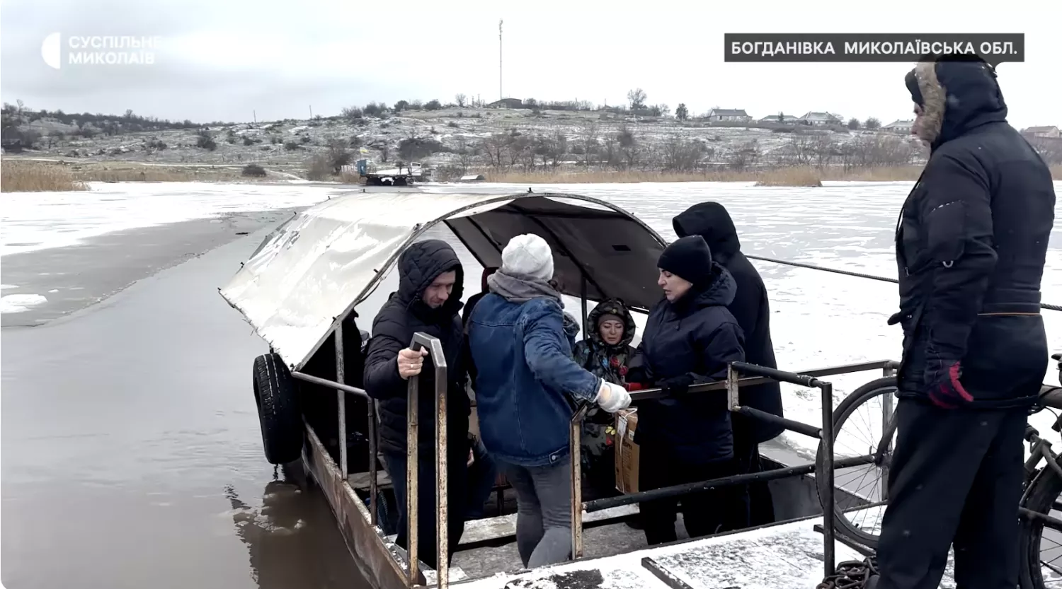 Пором між Південноукраїнськом та сусідніми селами Миколаївщини тимчасово не курсує,