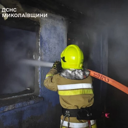 Пожежі Миколаївщині 18 лютого, фото: ДСНС