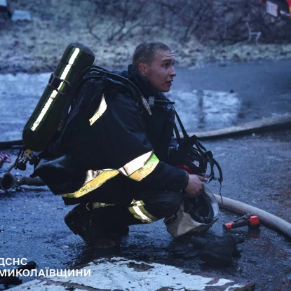 Пожежі Миколаївщині 18 лютого, фото: ДСНС