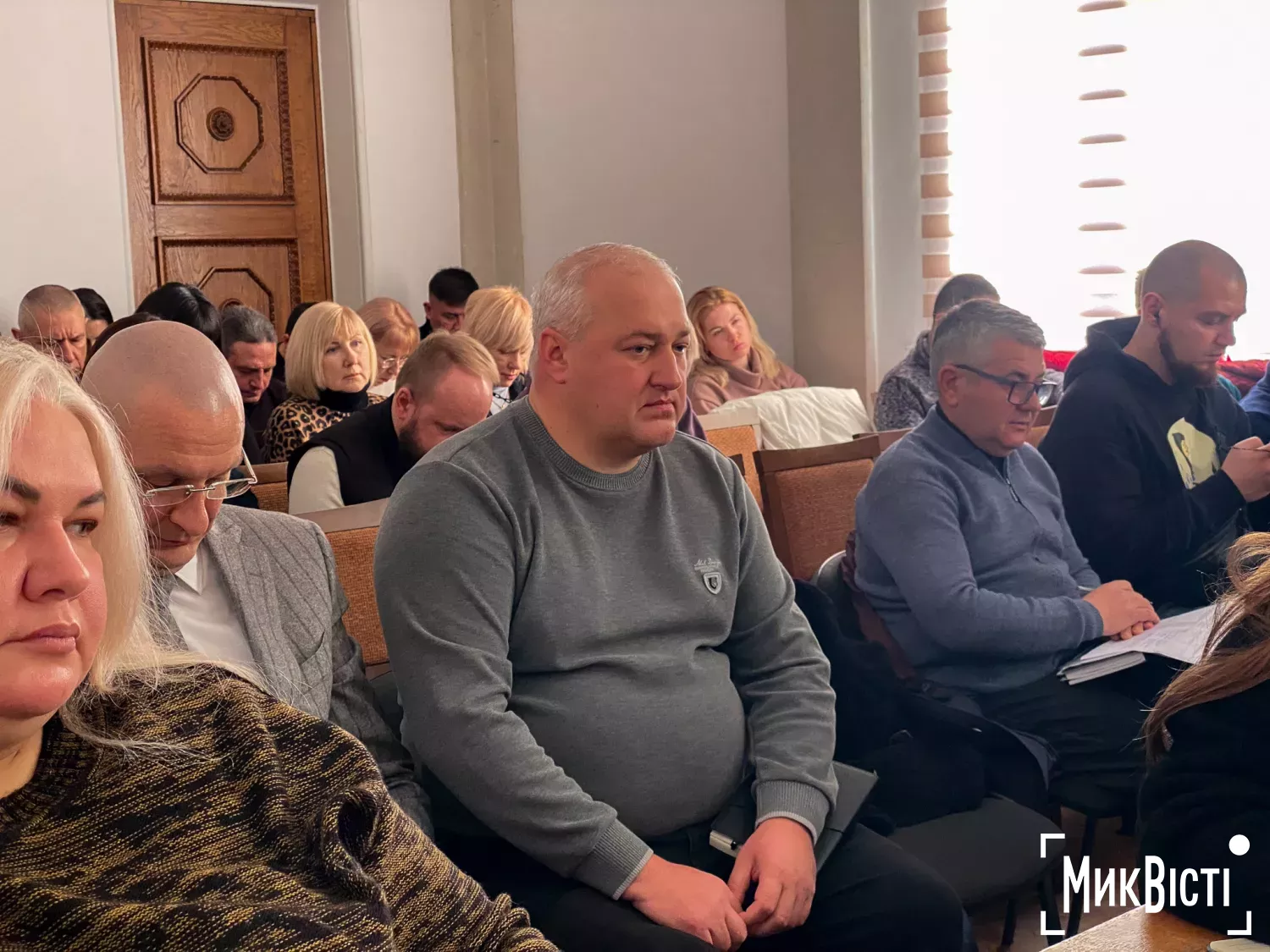 Дмитро Даниленко, новий керівник «Миколаївпастрансу», на апаратному засіданні 2 лютого. Фото: НикВести