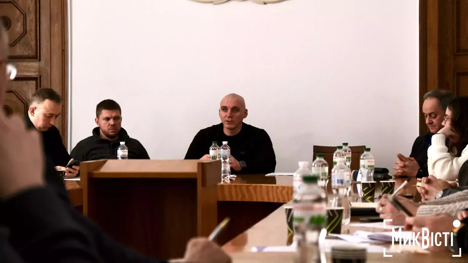 Апаратне засідання Миколаївської міської ради 2 лютого. Фото: НикВести