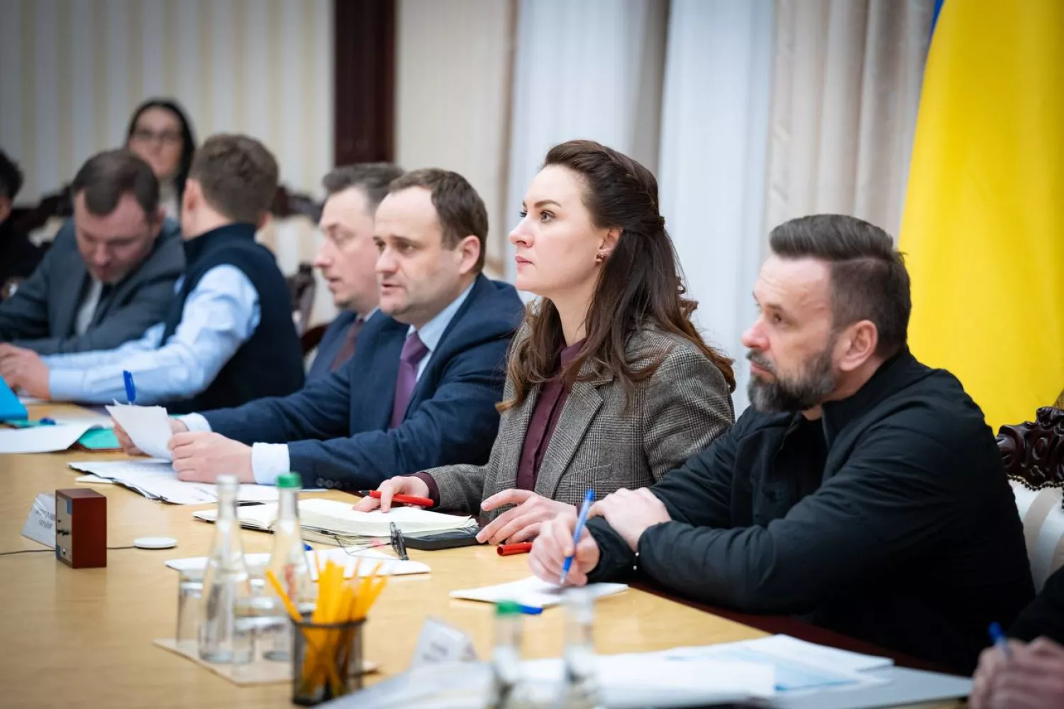 Юлія Свириденко під час енергетичної наради 20 лютого. Фото: Юлія Свириденко
