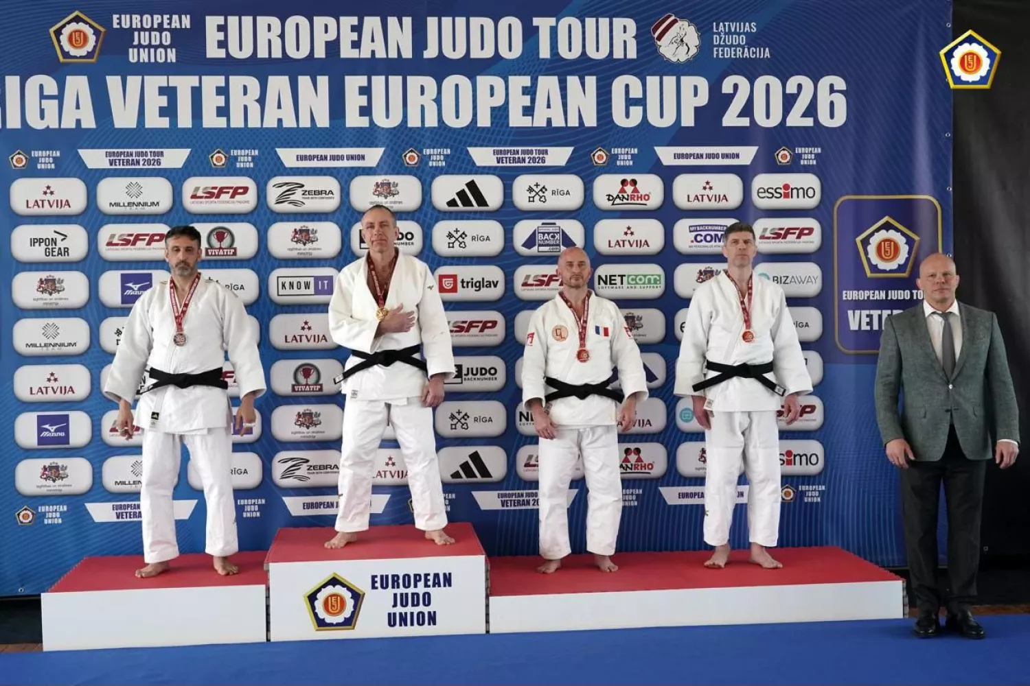 Спортсмени з Херсонщини здобули золоту та бронзову медалі на Кубку Європи з дзюдо. Фото: Херсонська ОВА