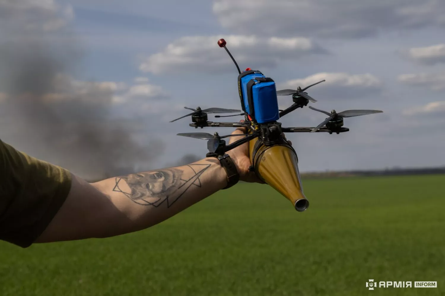 Війська РФ атакували Херсонщину FPV-дроном. Ілюстративне фото: Aрмія