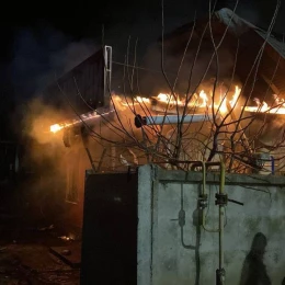 Обстріл Одещини. Фото: ДСНС Одещини