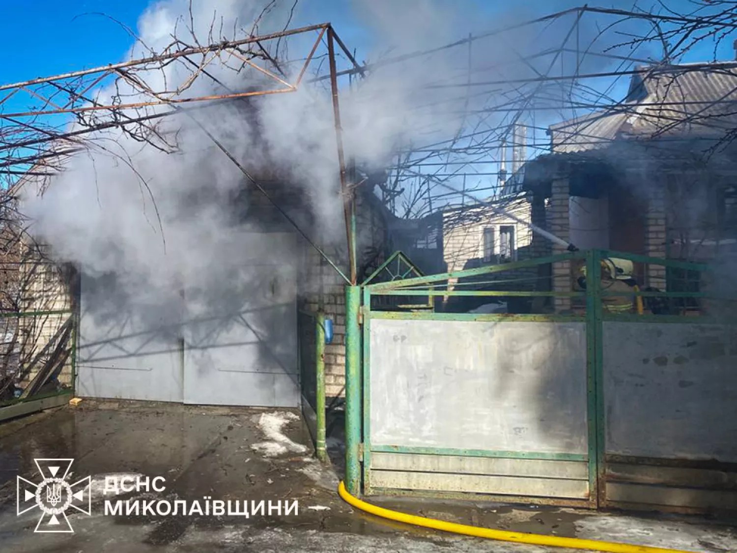 Наслідки пожеж на Миколаївщині 22 лютого, фото: ДСНС