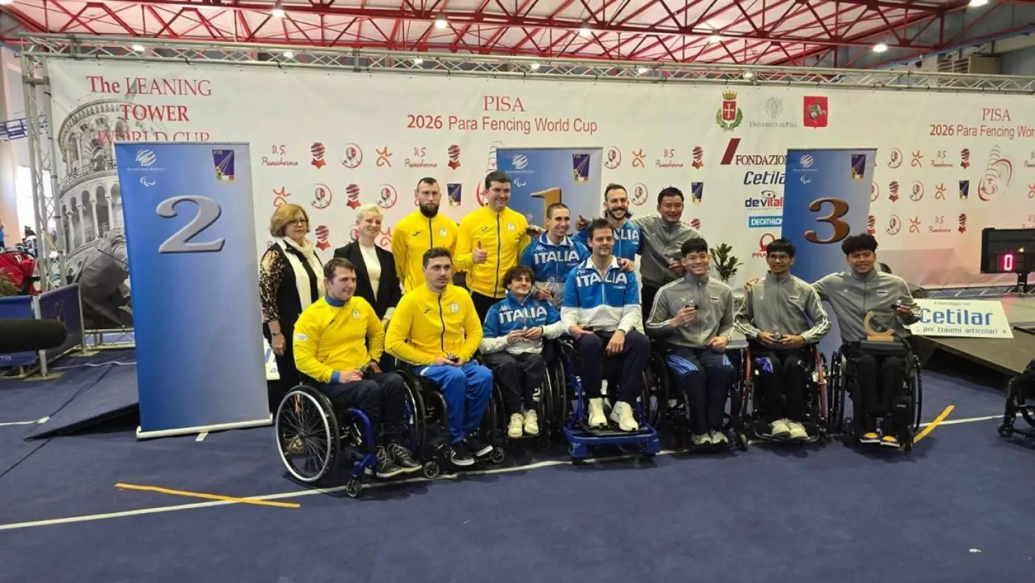 Миколаївські парафехтувальники на Кубку світу. Фото: Миколаївська міськрада