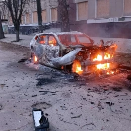 У Херсоні поранені 2 поліцейських. Фото: Нацполіція