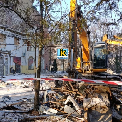 Демонтована частина ПК «Корабельний» у Миколаєві. Фото: Корабелів.Інфо