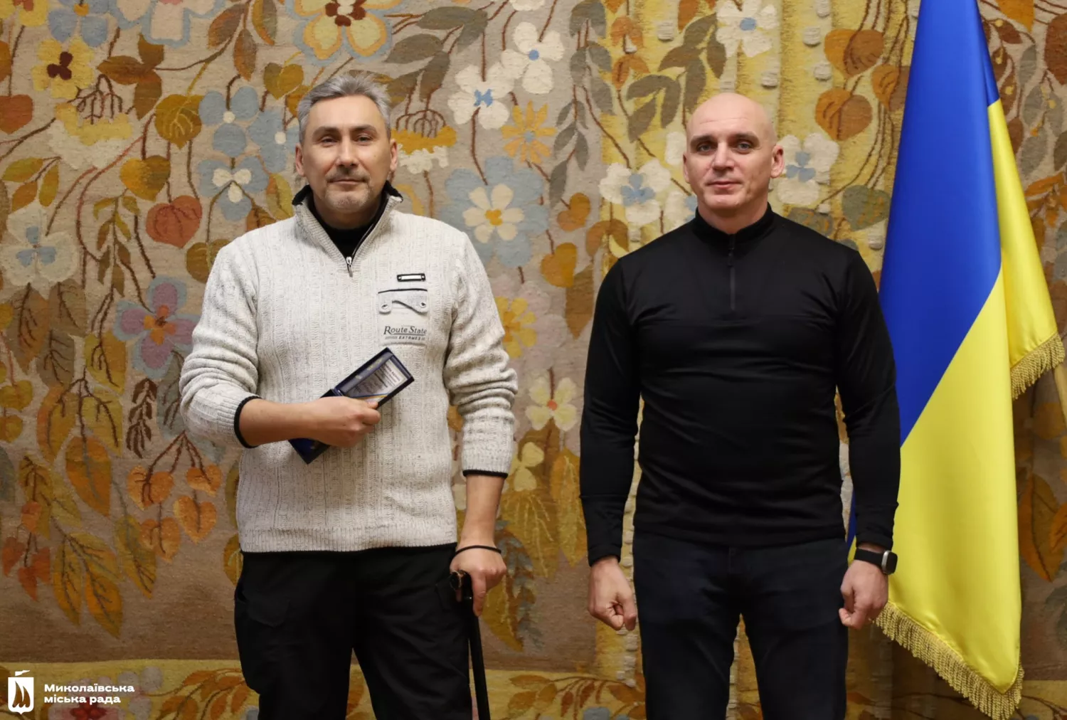 Церемонія нагородження відзнаки «За оборону Миколаєва». Фото: Миколаївська міська рада