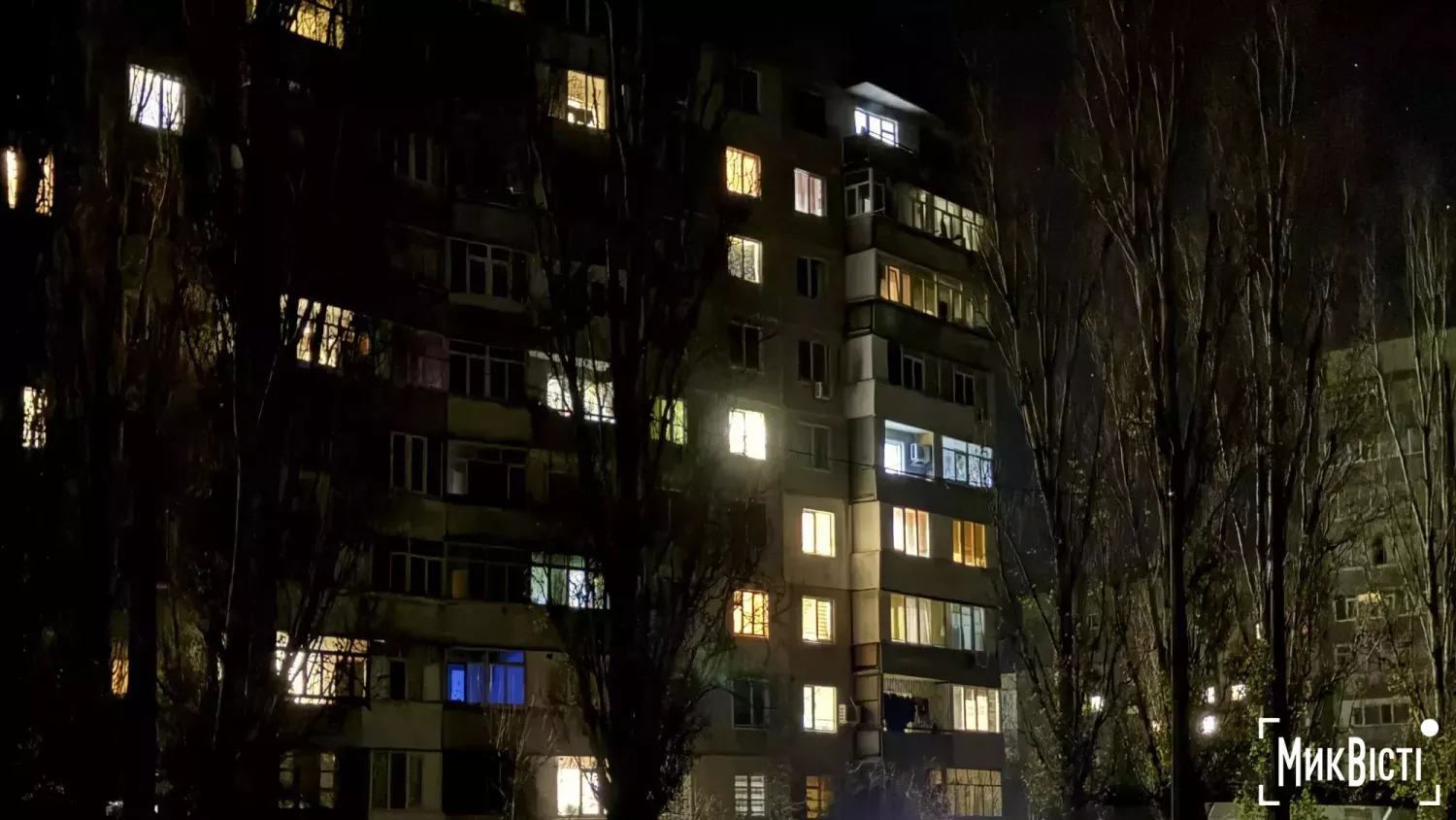 Нічний Миколаїв. Ілюстративне фото: НикВести