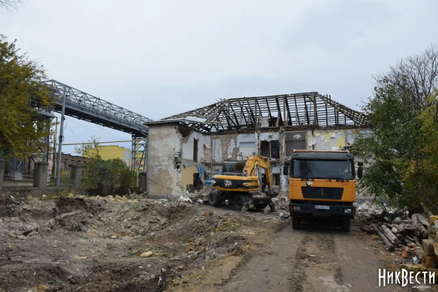 Демонтований будинок за адресою Заводська, 35. Фото: МикВісті