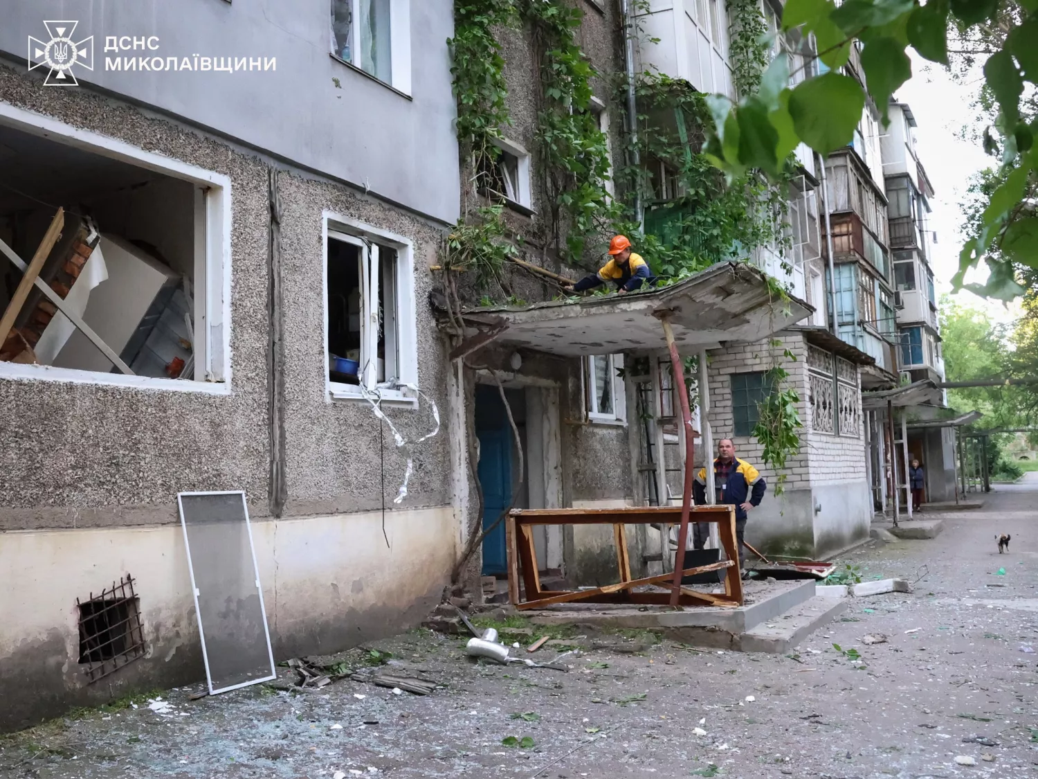 Будинок, де вибухнув газ. Фото: ДСНС