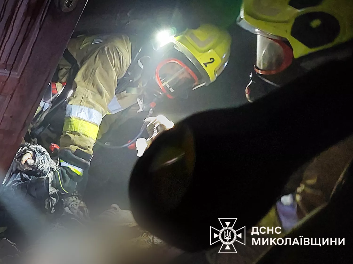 Ліквідація пожежі у Миколаївській області. Фото: ДСНС