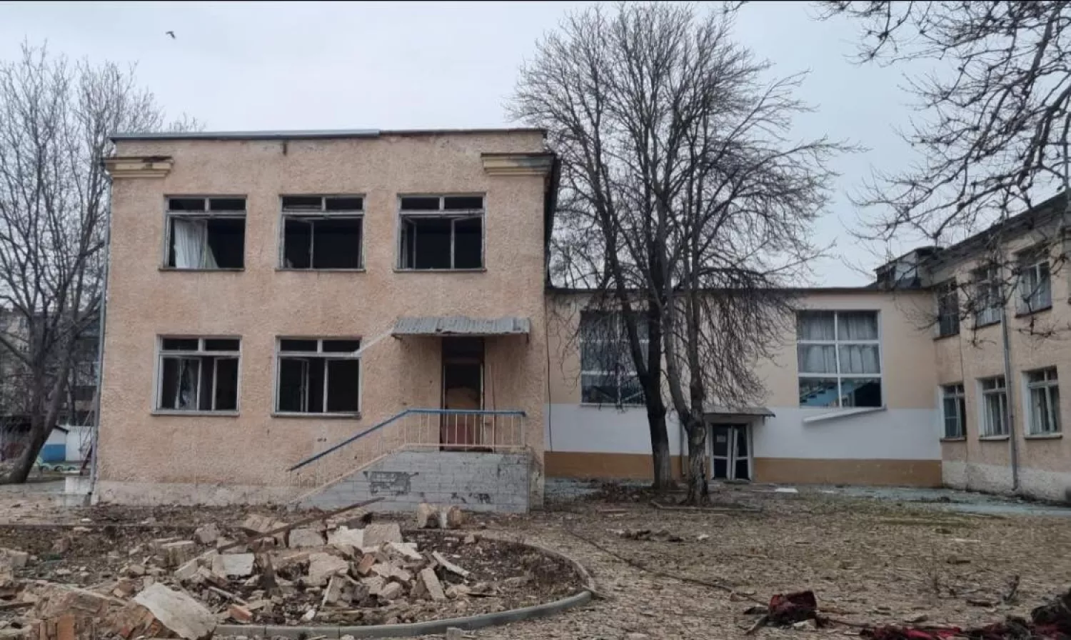 Наслідки обстрілу Одещини 27 лютого. Фото: Одеська ОВА