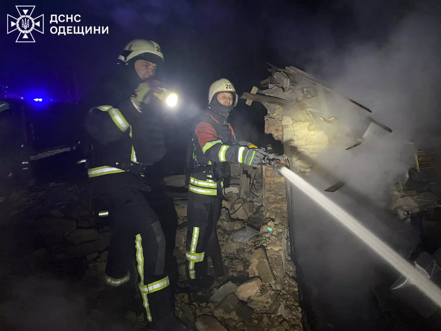 Наслідки обстрілу Одещини 27 лютого. Фото: ДСНС