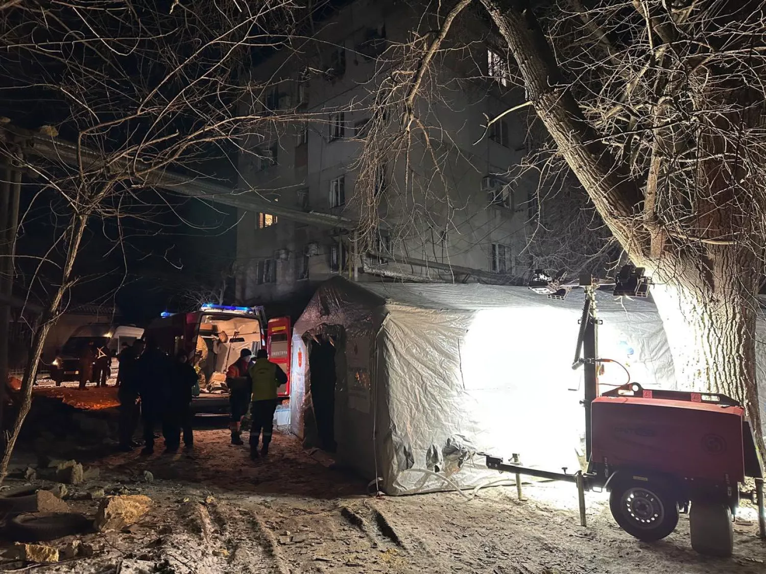 Наслідки обстрілу Одеси. Фото: Одеська МВА