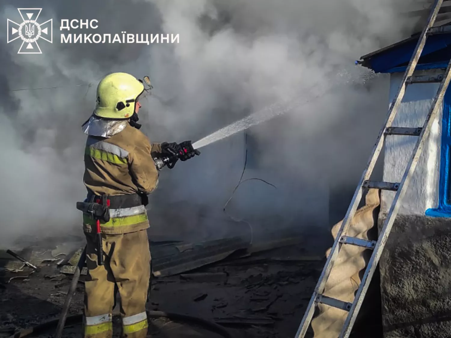 Наслідки пожеж 4 лютого на Миколаївщині. Фото: ДСНС в Миколаївській області