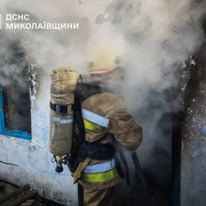 Наслідки пожеж 4 лютого на Миколаївщині. Фото: ДСНС в Миколаївській області