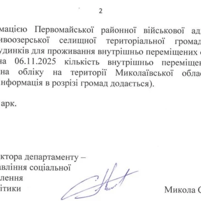 Скриншот відповіді на запит НикВести